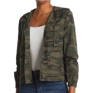 NWT Sanctuary Camo Hooded Lightweight Jacket